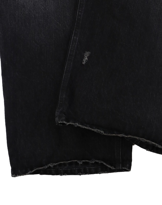 ��25AW��KAMIYA ���ߥ� Super Baggy Denim Pants �֥�å� G15PT051