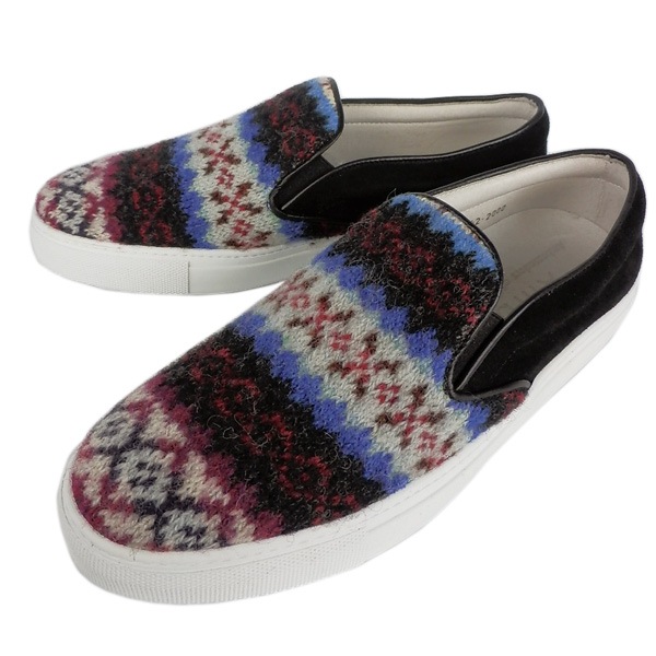 Amb エーエムビー スリッポン スニーカー ニットxスウェード ブラック 00f Jamieson S Ambassadors アンバサダーズ の通販 Alley Onlineshop