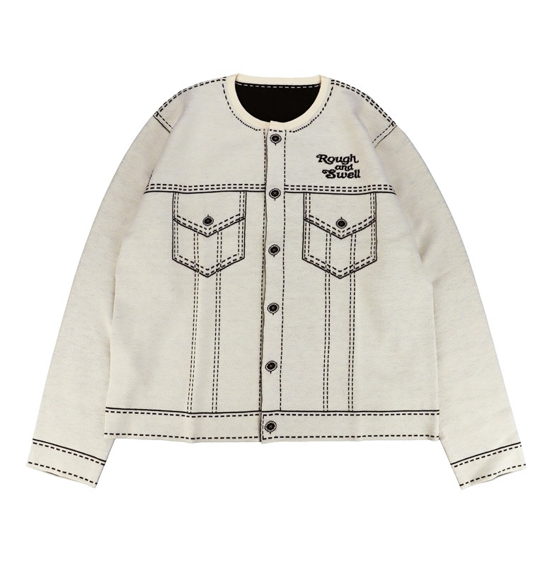 rough&swell եɥ FAKE-G CARDIGAN ǥ ܥ꡼ RSM-25287