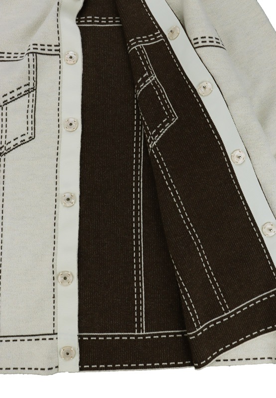 rough&swell եɥ FAKE-G CARDIGAN ǥ ܥ꡼ RSM-25287