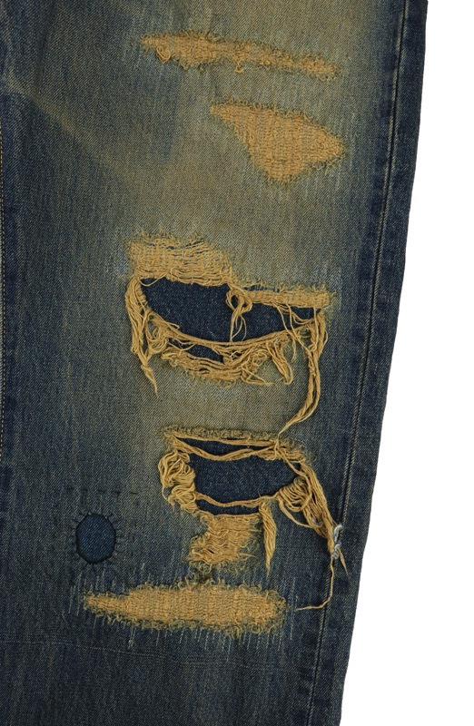 ��25AW��KAMIYA ���ߥ� BORO Bootcut Wide Denim Pants ����ǥ��� G15PT053