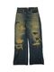 ��25AW��KAMIYA ���ߥ� BORO Bootcut Wide Denim Pants ����ǥ��� G15PT053