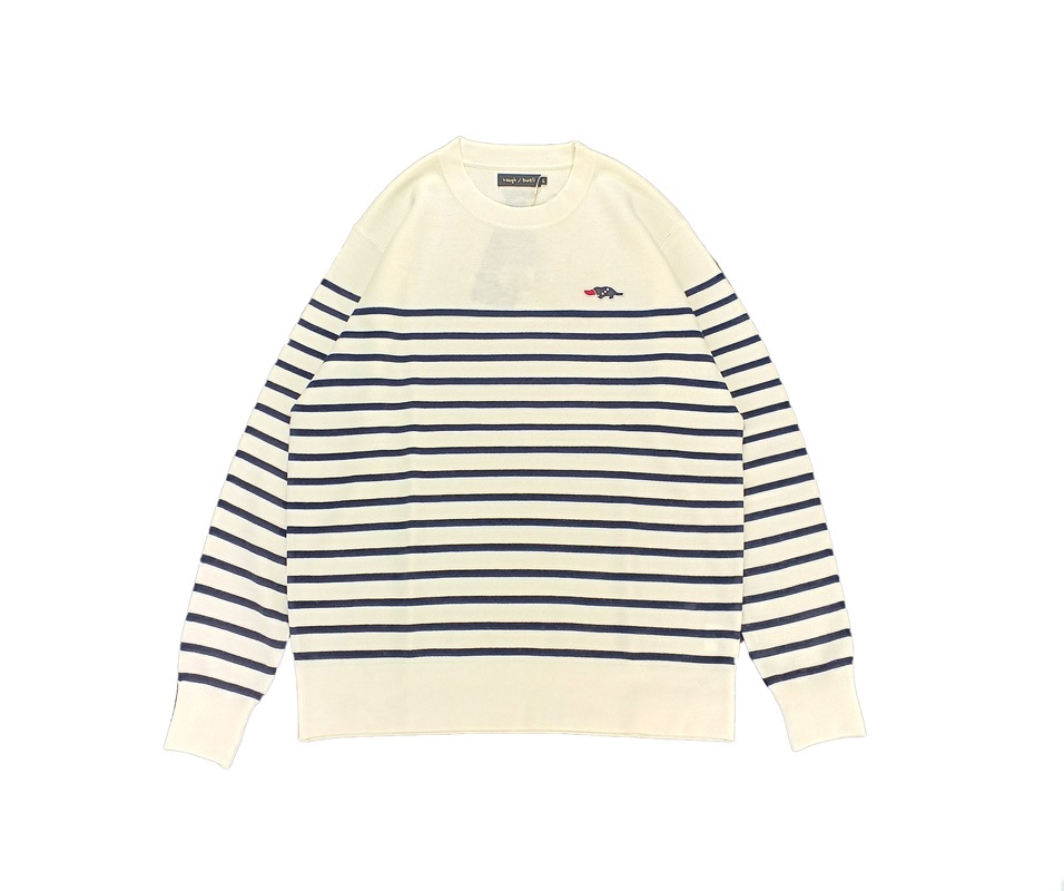 rough&swell ラフアンドスウェル PABLO SWEATER ニット ホワイト RSM-22281 / ゴルフウェア メンズ ラフ&スウェル-ALLEY OnlineShop アリィオンラインショップ