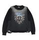 ��26SS��KAMIYA ���ߥ� "THE DARKNESS WILL DISAPPEAR" Docking Long-Sleeve T-shirt �֥�å� G16LT077