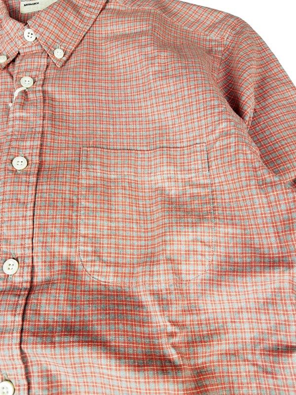 ��50%OFF��NAISSANCE �ͥ����� 15S-NSA-SH-04 PLAID B.D SHIRT �ץ쥤�ɥ���ġ���å�