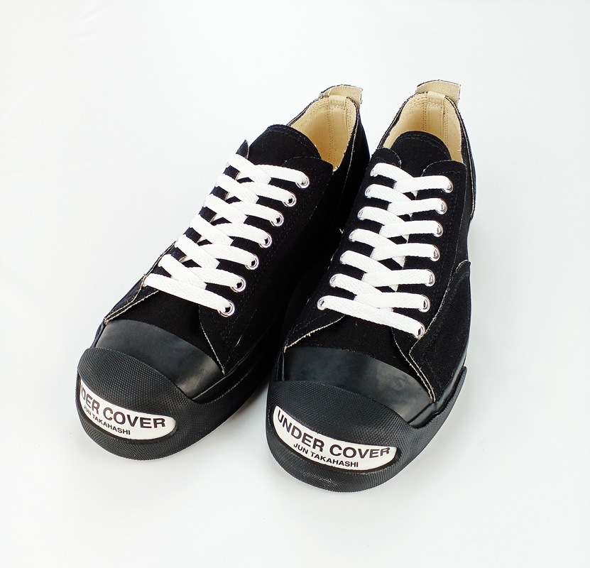 UNDERCOVER アンダーカバー TOE LOGO CANVAS SNEAKERS_MENS ブラック
