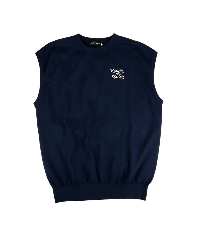 rough&swell ��ե���ɥ������� COCOON VEST �ɥ��åץ��������٥��� �ͥ��ӡ� RSM-24091 / ����ե����� ��� ���&��������