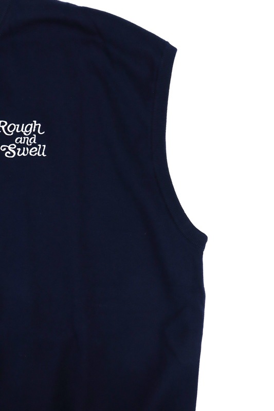 rough&swell ��ե���ɥ������� COCOON VEST �ɥ��åץ��������٥��� �ͥ��ӡ� RSM-24091 / ����ե����� ��� ���&��������