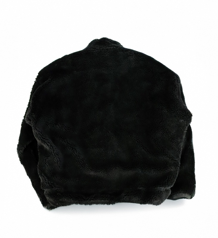 ��25AW��Maison MIHARA YASUHIRO �᥾�� �ߥϥ�䥹�ҥ� Amateur Sewn Like Boa Jacket �֥�å� A15BL601