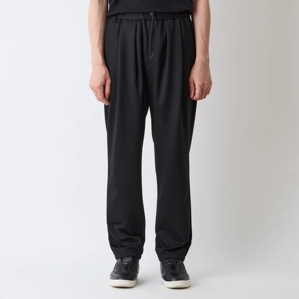 25AWWhite Mountaineering Repose Wear ۥ磻ȥޥƥ˥ 2 TUCK EASY TAPERED PANTSBLACK RW2573401