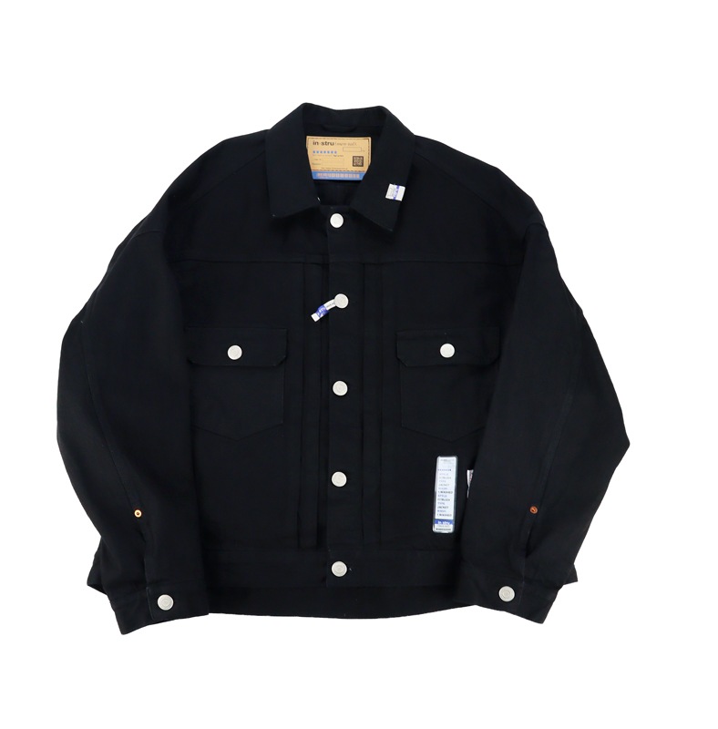Maison MIHARA YASUHIRO in��stru(men-tal). ONE WASHED SELVAGE DENIM JACKET �֥�å� I17BL024