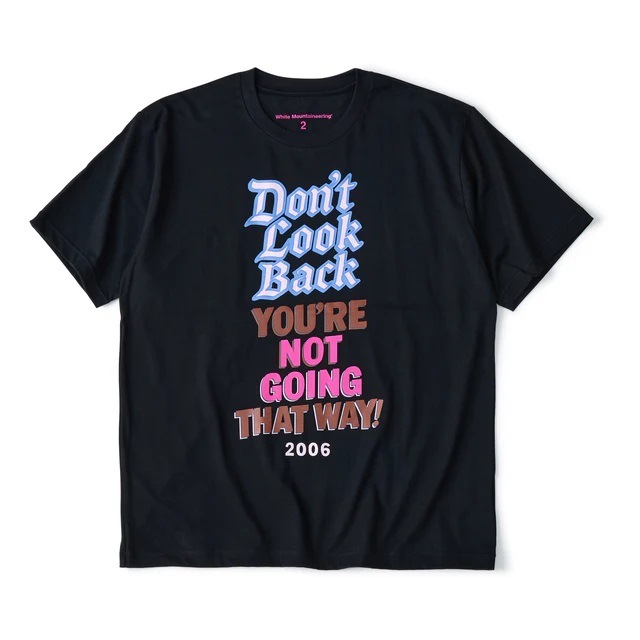 ��26SS��White Mountaineering  �ۥ磻�ȥޥ���ƥ˥���� VINTAGE T-SHIRT BLACK WM2671521