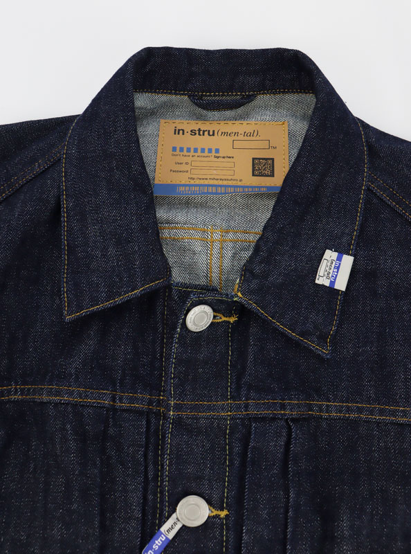 Maison MIHARA YASUHIRO in��stru(men-tal). ONE WASHED SELVAGE DENIM JACKET ����ǥ��� I17BL024
