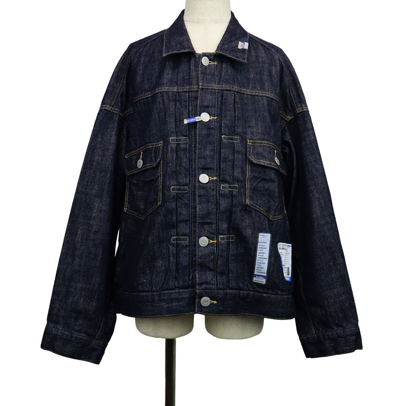 Maison MIHARA YASUHIRO in��stru(men-tal). ONE WASHED SELVAGE DENIM JACKET ����ǥ��� I17BL024