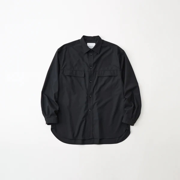 25AWWhite Mountaineering Repose Wear ۥ磻ȥޥƥ˥ MID GUSSET SLEEVE STRETCH SHIRTBLACK RW2573101