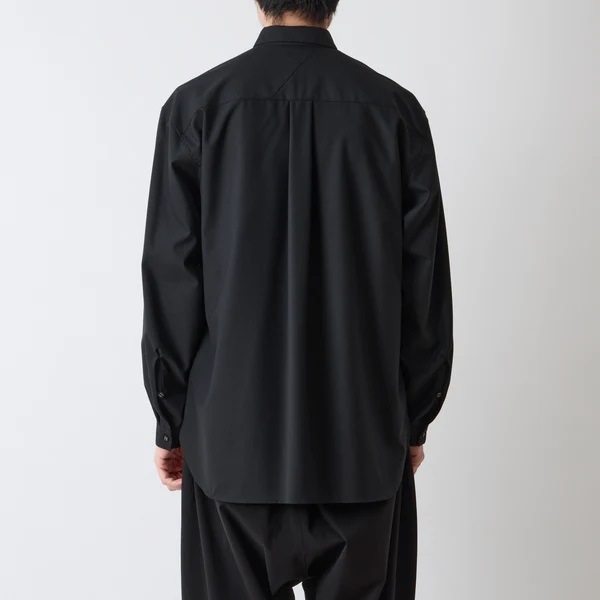 25AWWhite Mountaineering Repose Wear ۥ磻ȥޥƥ˥ MID GUSSET SLEEVE STRETCH SHIRTBLACK RW2573101