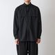 25AWWhite Mountaineering Repose Wear ۥ磻ȥޥƥ˥ MID GUSSET SLEEVE STRETCH SHIRTBLACK RW2573101