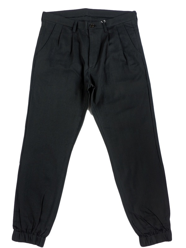 50%OFF.efilevol եܥ 㥶إѥ PA-PT02 / Gathered Hem Pants ֥ѥ ߥ꥿꡼  ֥å