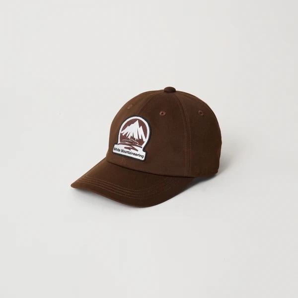 ��26SS��White Mountaineering  �ۥ磻�ȥޥ���ƥ˥���� BASEBALL CAP BROWN WM2671812