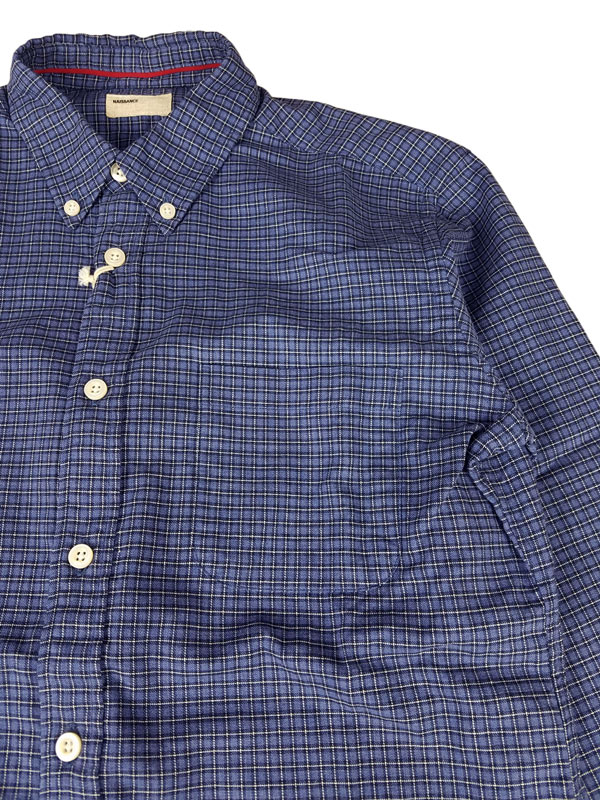 ��50%OFF��NAISSANCE �ͥ����� 15S-NSA-SH-04 PLAID B.D SHIRT �ץ쥤�ɥ���� �ܥ�������� �֥롼