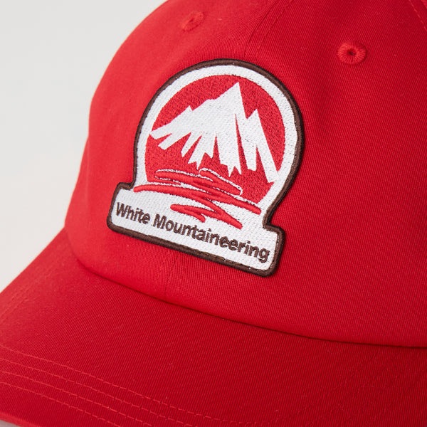 ��26SS��White Mountaineering  �ۥ磻�ȥޥ���ƥ˥���� BASEBALL CAP RED WM2671812