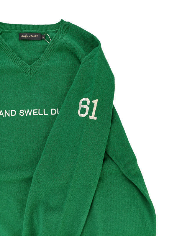 rough&swell ラフアンドスウェル シャツ サイズM グリーン系 30％OFF】rough&swell ラフアンドスウェル V-NECK TOUR 2022