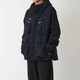 White Mountaineering  �ۥ磻�ȥޥ���ƥ˥���� GARMENT DYE RAGLAN SLEEVE BLOUSON BLACK BK2573206