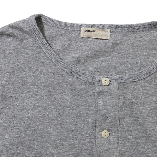 ��50%OFF��NAISSANCE �ͥ����� 14A-NSA-CS-08 HENLEY NECK CUT-SEWN �إ�꡼�ͥå����åȥ��� �ͥ��ӡ�