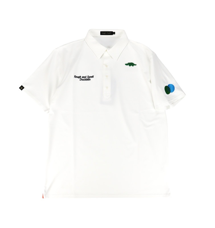 rough&swell ��ե���ɥ������� DAD'S TOUR POLO �ݥ������ �ۥ磻�� RSM-26003