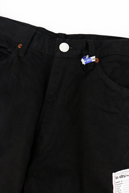 Maison MIHARA YASUHIRO in��stru(men-tal). ONE WASHED SELVAGE DENIM BAGGY PANTS �֥�å� I17PT026