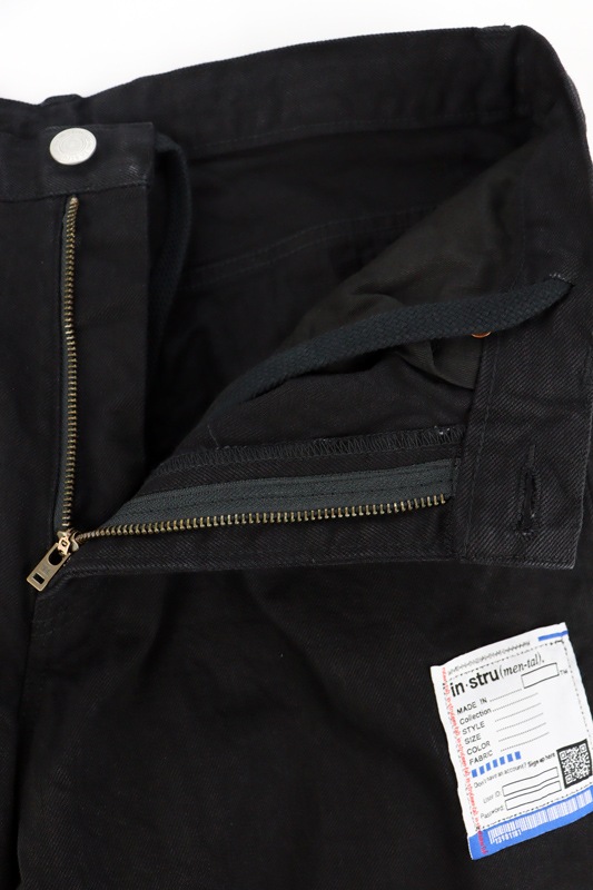 Maison MIHARA YASUHIRO in��stru(men-tal). ONE WASHED SELVAGE DENIM BAGGY PANTS �֥�å� I17PT026