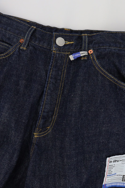 Maison MIHARA YASUHIRO in��stru(men-tal). ONE WASHED SELVAGE DENIM BAGGY PANTS ����ǥ��� I17PT026