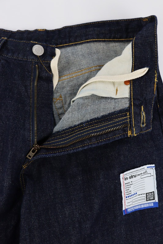 Maison MIHARA YASUHIRO in��stru(men-tal). ONE WASHED SELVAGE DENIM BAGGY PANTS ����ǥ��� I17PT026