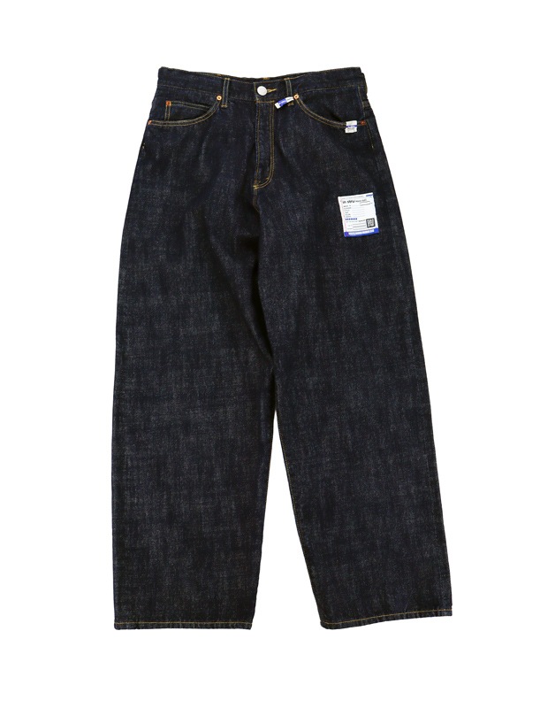 Maison MIHARA YASUHIRO in��stru(men-tal). ONE WASHED SELVAGE DENIM BAGGY PANTS ����ǥ��� I17PT026