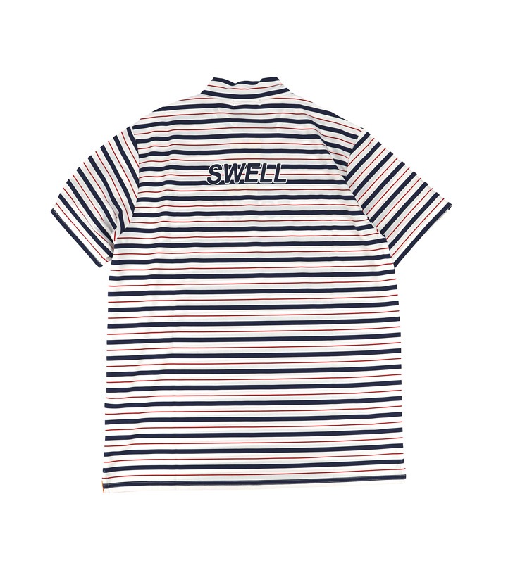 rough&swell ��ե���ɥ������� MULTI BORDER MOCK ��å��ͥå� �ͥ��ӡ� RSM-26037