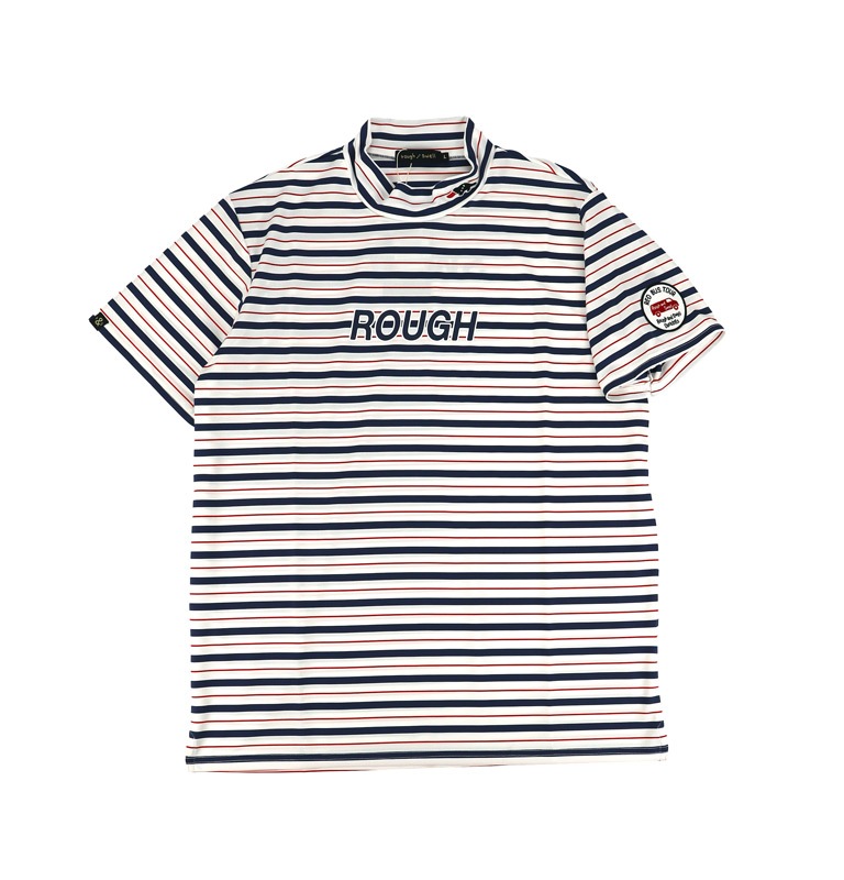 rough&swell ��ե���ɥ������� MULTI BORDER MOCK ��å��ͥå� �ͥ��ӡ� RSM-26037