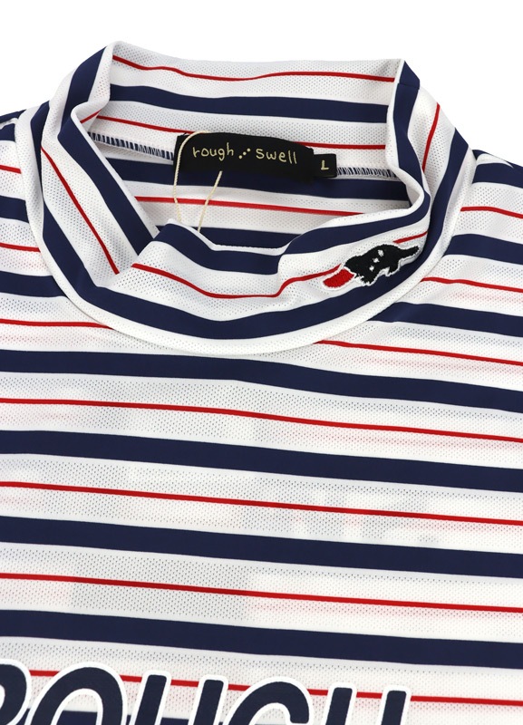 rough&swell ��ե���ɥ������� MULTI BORDER MOCK ��å��ͥå� �ͥ��ӡ� RSM-26037