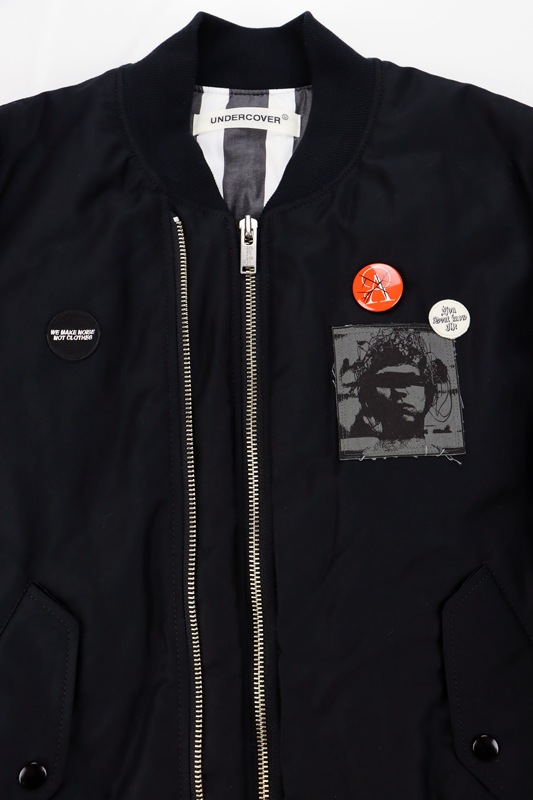 25AWUNDERCOVER MEN'S PRE-COLLECTION С󥺥ץ쥳쥯 Co饤ȥ⡼륹΢ST֥ɥХåɽWZIPMA-1 ֥å UP2E4203