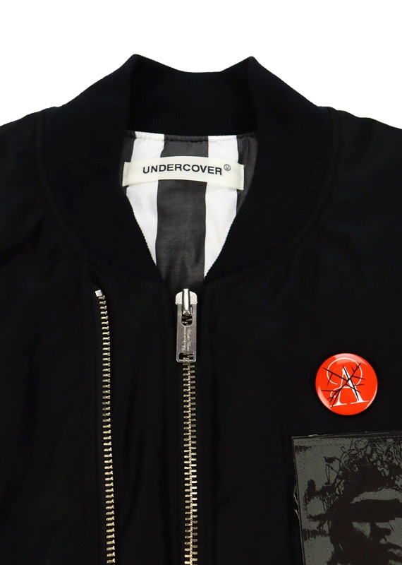 25AWUNDERCOVER MEN'S PRE-COLLECTION С󥺥ץ쥳쥯 Co饤ȥ⡼륹΢ST֥ɥХåɽWZIPMA-1 ֥å UP2E4203