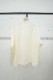 30OFFCULLNI  CULLNI Logo Embroidery Stretch Georgette Long Sleeve Tee WHITE 24-SS-012