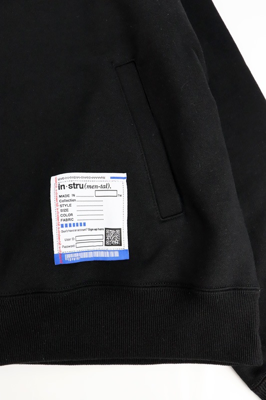 Maison MIHARA YASUHIRO in��stru(men-tal). HEAVY WEIGHT FRENCH TERRY PULLOVER �֥�å� I16PO543