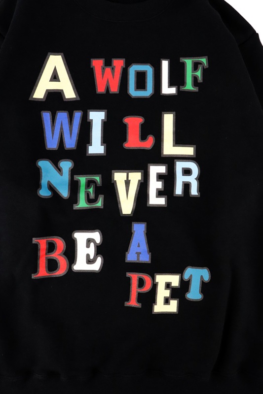 SALE UNDERCOVER С SWEAT A WOLF WILL NEVER BE A PET ֥å UC2C4891-4