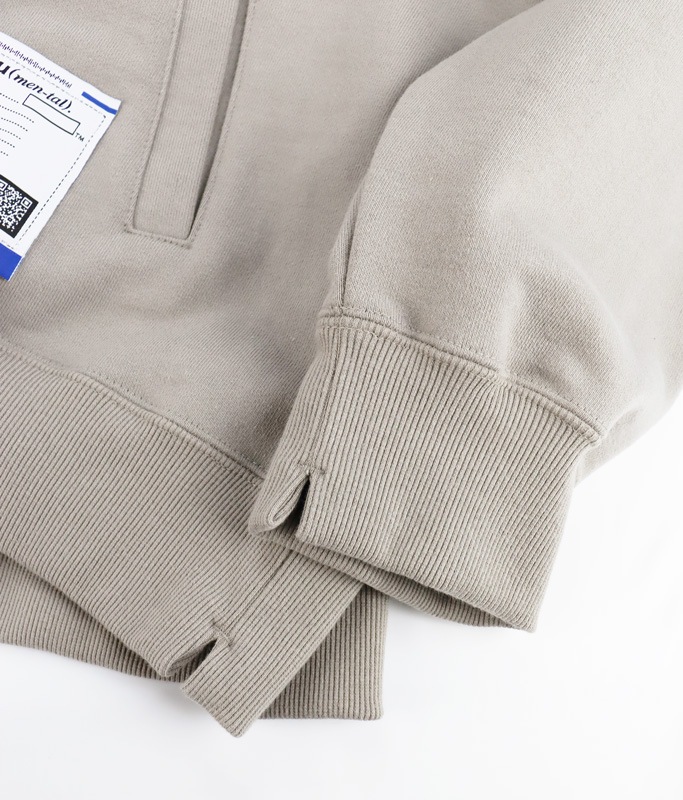 Maison MIHARA YASUHIRO in��stru(men-tal). HEAVY WEIGHT FRENCH TERRY HOODIE �饤�ȥ��졼 I16HD542