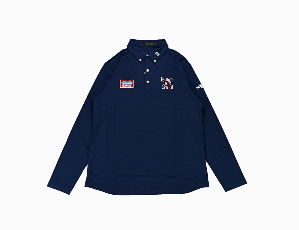rough&swell ラフアンドスウェル HOMES POLO ポロシャツ ネイビー RSM-22225 / ゴルフウェア メンズ ラフ&スウェル-ALLEY OnlineShop アリィオンラインショップ
