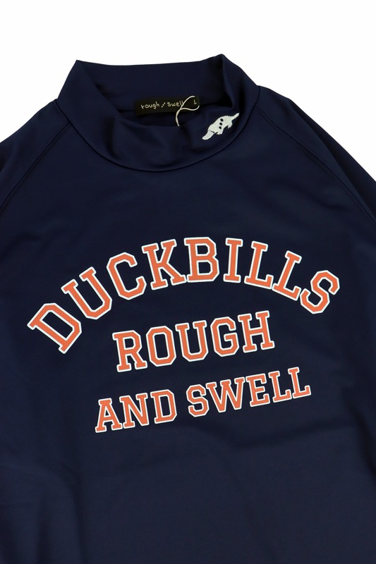 rough swell DUCKBILLS Mサイズオレンジ モックネックシャツ