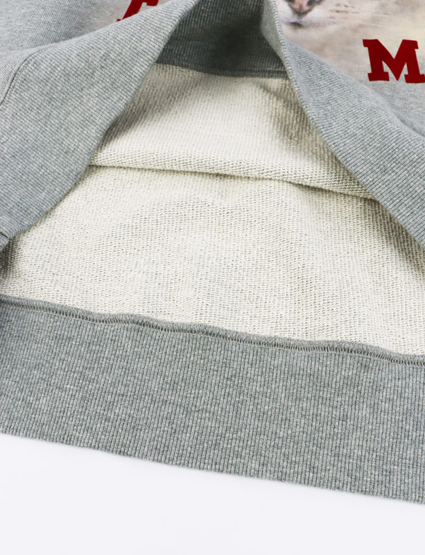 ��26AW��Maison MIHARA YASUHIRO �᥾�� �ߥϥ�䥹�ҥ� Cat Printed Sweatshirt ���졼 J17PO782