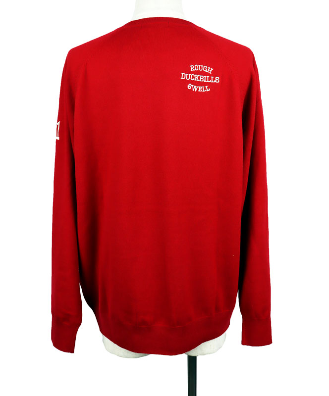 ROUGH & SWELL トレーナー XL レッド ROUGH & SWELL トレーナー XL レッド