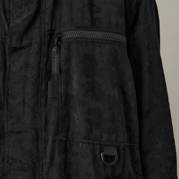 30%OFFWhite Mountaineering  ۥ磻ȥޥƥ˥ WM  WILD THINGS DIGITAL CAMO CARGO SHORT JACKET BLACK BC2571201