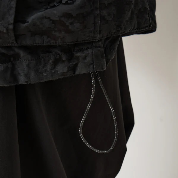 30%OFFWhite Mountaineering  ۥ磻ȥޥƥ˥ WM  WILD THINGS DIGITAL CAMO CARGO SHORT JACKET BLACK BC2571201