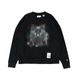 ��26AW��Maison MIHARA YASUHIRO �᥾�� �ߥϥ�䥹�ҥ� Cat Printed Sweatshirt �֥�å� J17PO782
